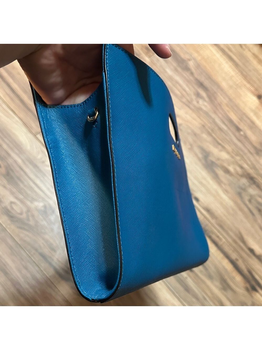Michael Kors Tilda XL Teal Clutch - Picture 10 of 17